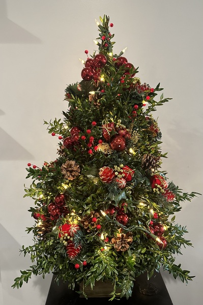 Rac's Custom Boxwood Tree  from Racanello Florist in Stamford, CT