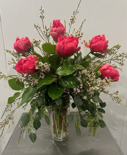Mothers Day Peony 6 pack (Hot Pink) from Racanello Florist in Stamford, CT
