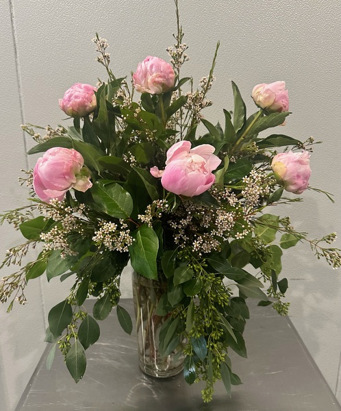 Peony 6 pack (Light Pink) from Racanello Florist in Stamford, CT