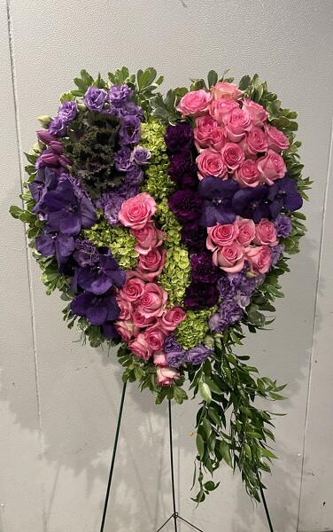 Racs Graceful Tribute Heart from Racanello Florist in Stamford, CT