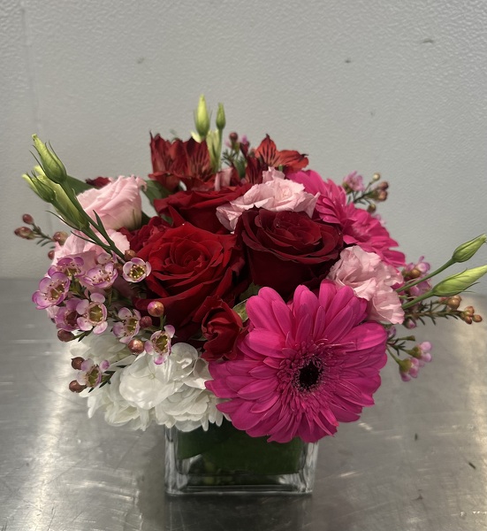 Belltown Valentine's Cube from Racanello Florist in Stamford, CT