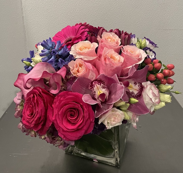 Rac's Cube of Joy from Racanello Florist in Stamford, CT