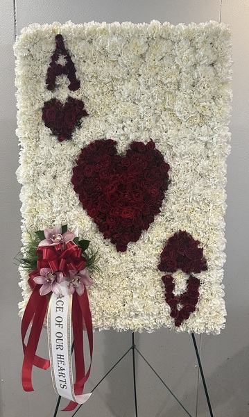 Rac's Ace Of Hearts  from Racanello Florist in Stamford, CT