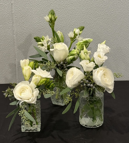 Racs Table Buds (Whites) from Racanello Florist in Stamford, CT
