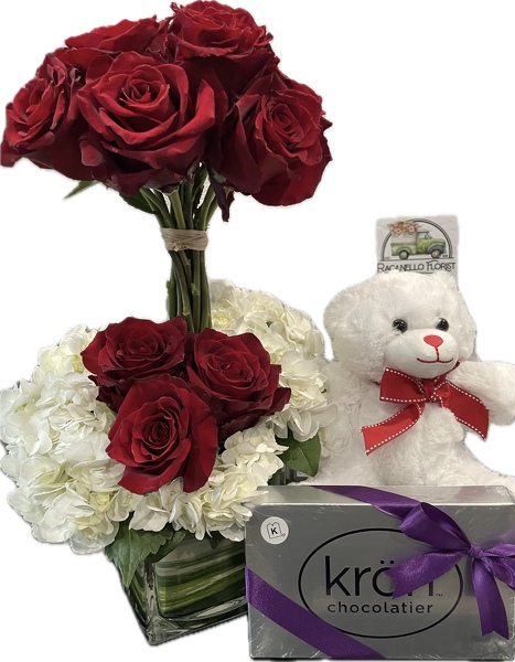 Rac's Valentines Combo from Racanello Florist in Stamford, CT