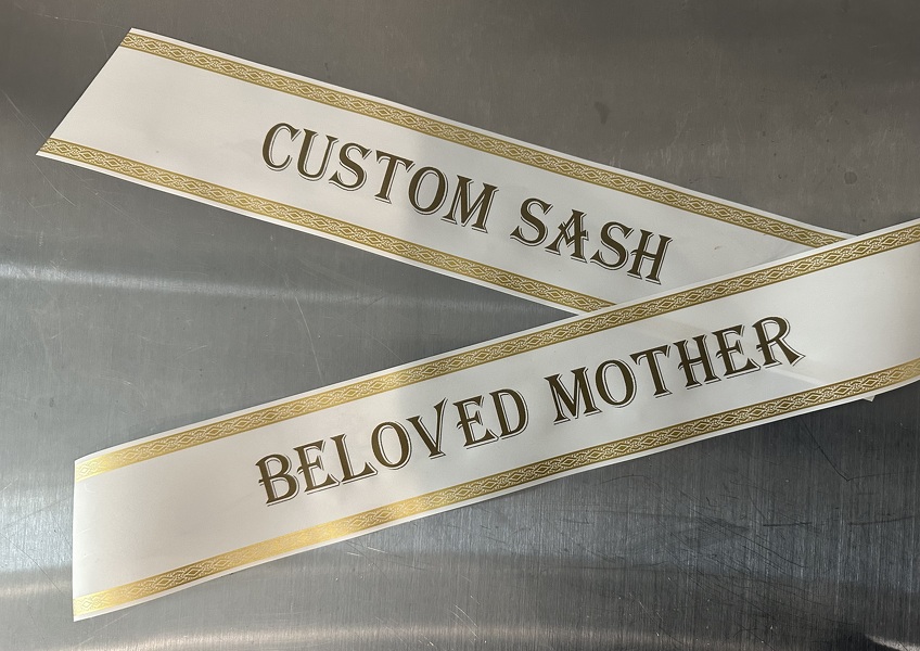Add a Custom Sash  from Racanello Florist in Stamford, CT