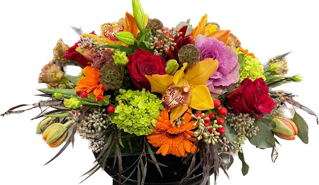 Thanksgiving Centerpiece  Sm from Racanello Florist in Stamford, CT