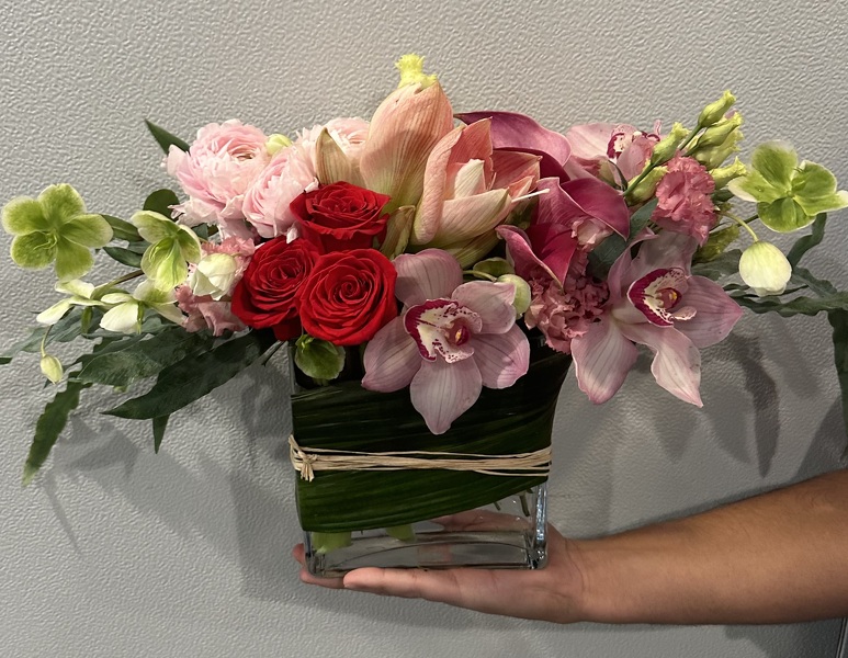 Rac's Modern Rectangle  from Racanello Florist in Stamford, CT