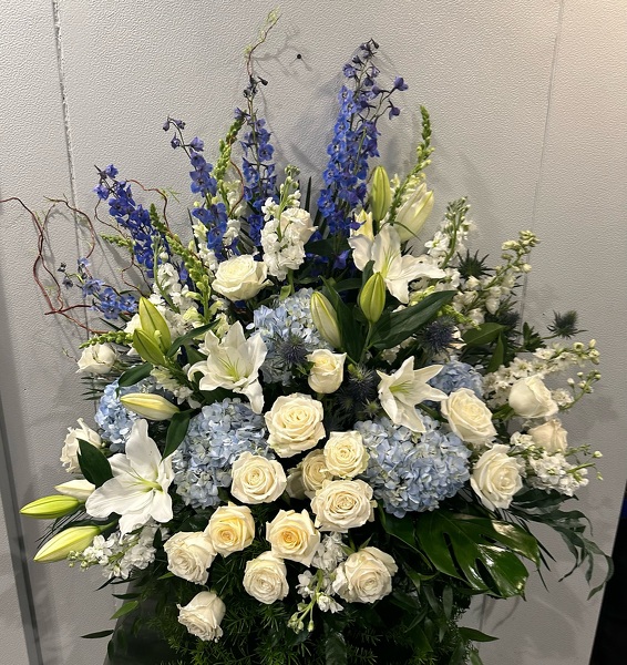 Extravagant Blues from Racanello Florist in Stamford, CT