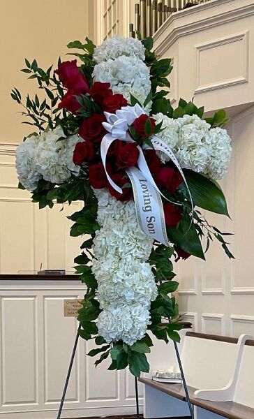 Rac's Beloved Cross  from Racanello Florist in Stamford, CT