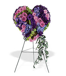 Graceful Tribute Heart from Racanello Florist in Stamford, CT
